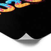 面白い新年2026 20267 アイスクリームドリップ 67 ポスター (角)