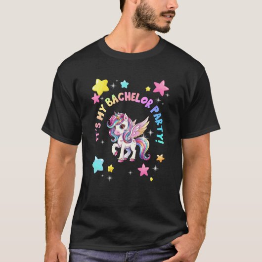 面白い新郎の独身最後の夜に最適なパーティー服 Tシャツ (正面)