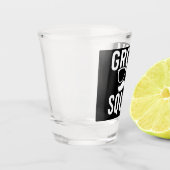 面白い新郎仲間 ウェディングパーティーデザイン ショットグラス (左)