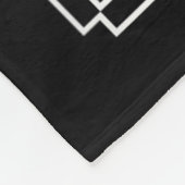 面白い新郎新婦 ウェディング バチェラーパーティー レトロ ピクセルアート フリースブランケット (角)