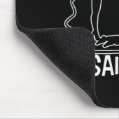 面白い新郎独身パーティーTシャツ 新婦 結婚式 マウスパッド (コーナー)