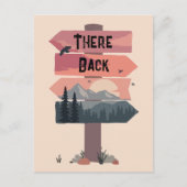 面白い旅行のお土産「行ったことあるある」バケーション ポストカード (正面)