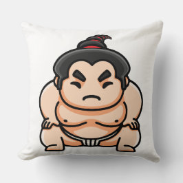 面白い日本の力士 クッション