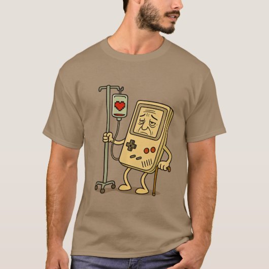 面白い旧ゲーマー ゲーム レトロ 80年代 90年代 ビデオ ゲーム vi tシャツ (正面)