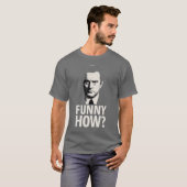 面白い映画のミームギャングスターのリアクション Tシャツ (正面フル)