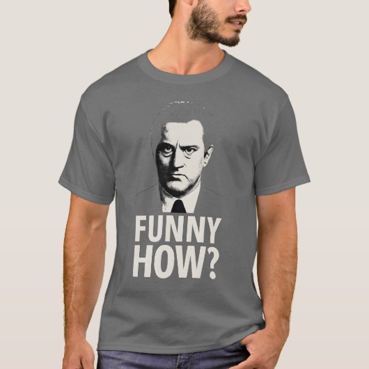 面白い映画のミームギャングスターのリアクション Tシャツ (正面)