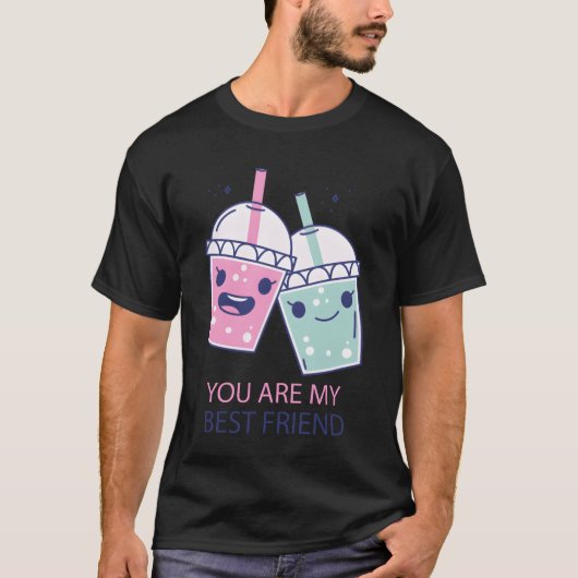 面白い最高の友達 Tシャツ (正面)