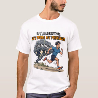 面白い有酸素運動嫌いのランナーギフトTシャツ Tシャツ