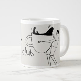 面白い朝のコーヒーカップ ジャンボコーヒーマグカップ
