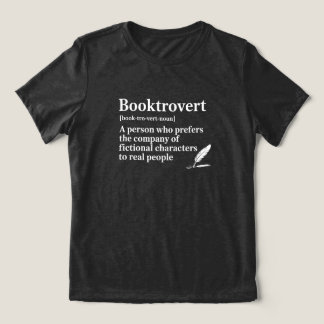 面白い本好きの引用Tri-Blendシャツ トライブレンドＴシャツ