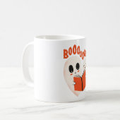 面白い本虫幽霊のハロウィンコスチューム Boooooks コーヒーマグカップ (正面左)