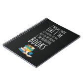 面白い本 読書 ギフト 名言 読者 ユーモア ジョーク ノートブック (左側)