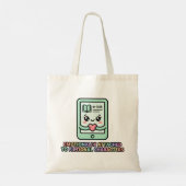 面白い架空のキャラクター愛好家グッズ トートバッグ (裏面)