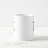 面白い柴犬 ビジネススーツ コーヒー コーヒーマグカップ (中央)
