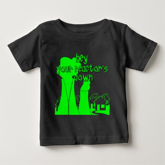 面白い核 ベビーTシャツ (正面)