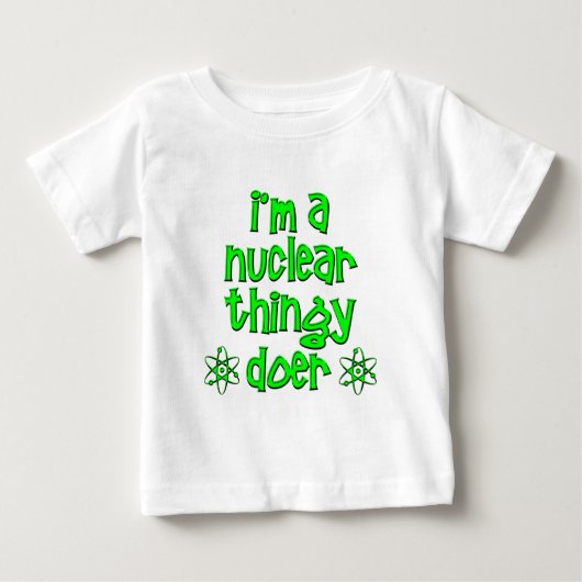 面白い核 ベビーTシャツ (正面)