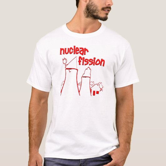 面白い核 Tシャツ (正面)