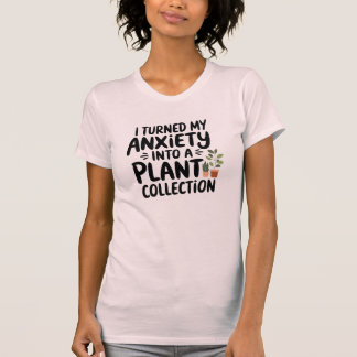 面白い植物コレクションのイラスト Tシャツ