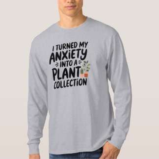 面白い植物コレクションのイラスト Tシャツ