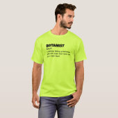 面白い植物学者の意味Tシャツ Tシャツ (正面フル)