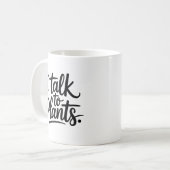 面白い植物愛好家マグカップ コーヒーマグカップ (正面左)