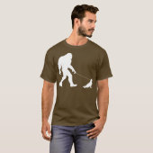 面白い歩くカカポフクロウインコ Tシャツ (正面フル)