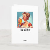 面白い母の日 カード (裏面)