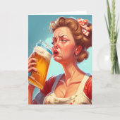 面白い母の日 カード (正面)