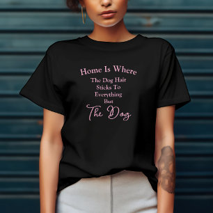 面白い毛がどこにでもくっつくけど Tシャツ