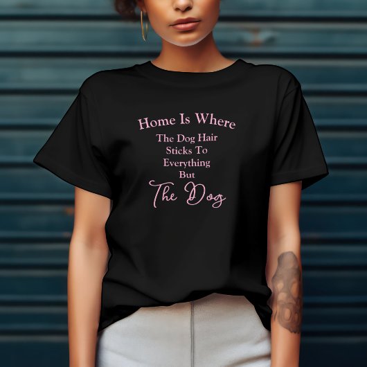 面白い毛がどこにでもくっつくけど Tシャツ