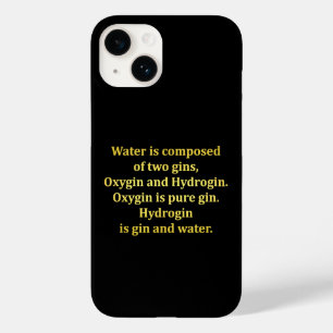 面白い水とジンのジョーク Case-Mate iPhone 14ケース