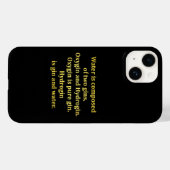 面白い水とジンのジョーク Case-Mate iPhoneケース (裏面 (横))