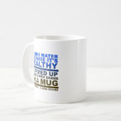 面白い水のマグカップ コーヒーマグカップ (正面左)