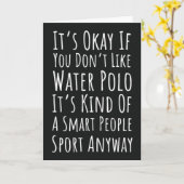 面白い水球カード スポーツプレーヤー ヴィンテージ カード (黄色い花)