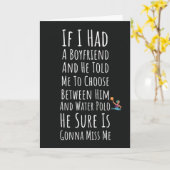 面白い水球カード 彼女 女性 少女向け カード (黄色い花)