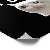 面白い泣き猫のミーム メンズ レディース キッズ ポスター (角)