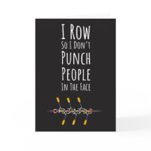 面白い漕ぎ手 カード ボート ビンテージ ボート漕ぎ 女子クルー