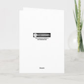 面白い漫画のサメに感謝 サンキューカード (裏面)