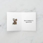 面白い漫画の犬　ありがとう サンキューカード (内部)