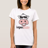 面白い牛のパントシャツ Tシャツ (正面)