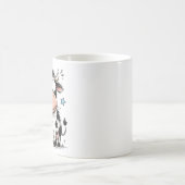 面白い牛の牧場の心臓トレーニング コーヒーマグ コーヒーマグカップ (中央)