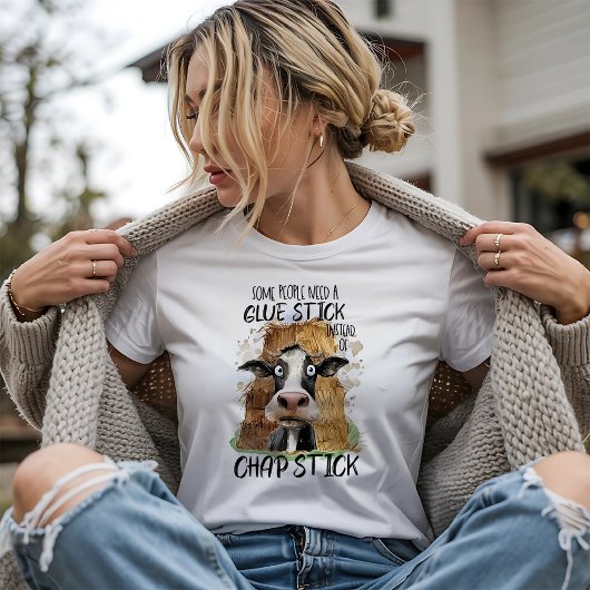 面白い牛の皮肉 Tシャツ