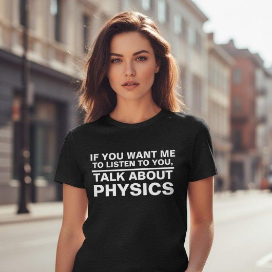 面白い物理教師のプレゼント 科学専攻の学生 Tシャツ
