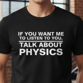 面白い物理教師のプレゼント 科学専攻の学生 Tシャツ
