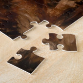 面白い犬がチェスをプレイ 犬好きギフト ジグソーパズル (側面)