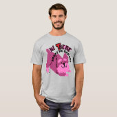 面白い犬のユニセックスTシャツ Tシャツ (正面フル)