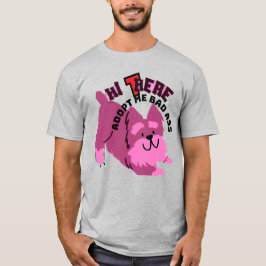 面白い犬のユニセックスTシャツ Tシャツ