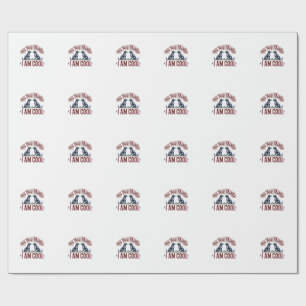 面白い犬の引用アンティーク風彫刻Tシャツデザイン_1 ラッピングペーパー