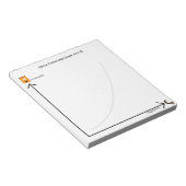 面白い犬の飼い主向けのクランチ音が鳴るおやつ袋のグラフ ノートパッド (アングル)