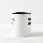 面白い犬好きコーヒーカップ マグカップ (中央)